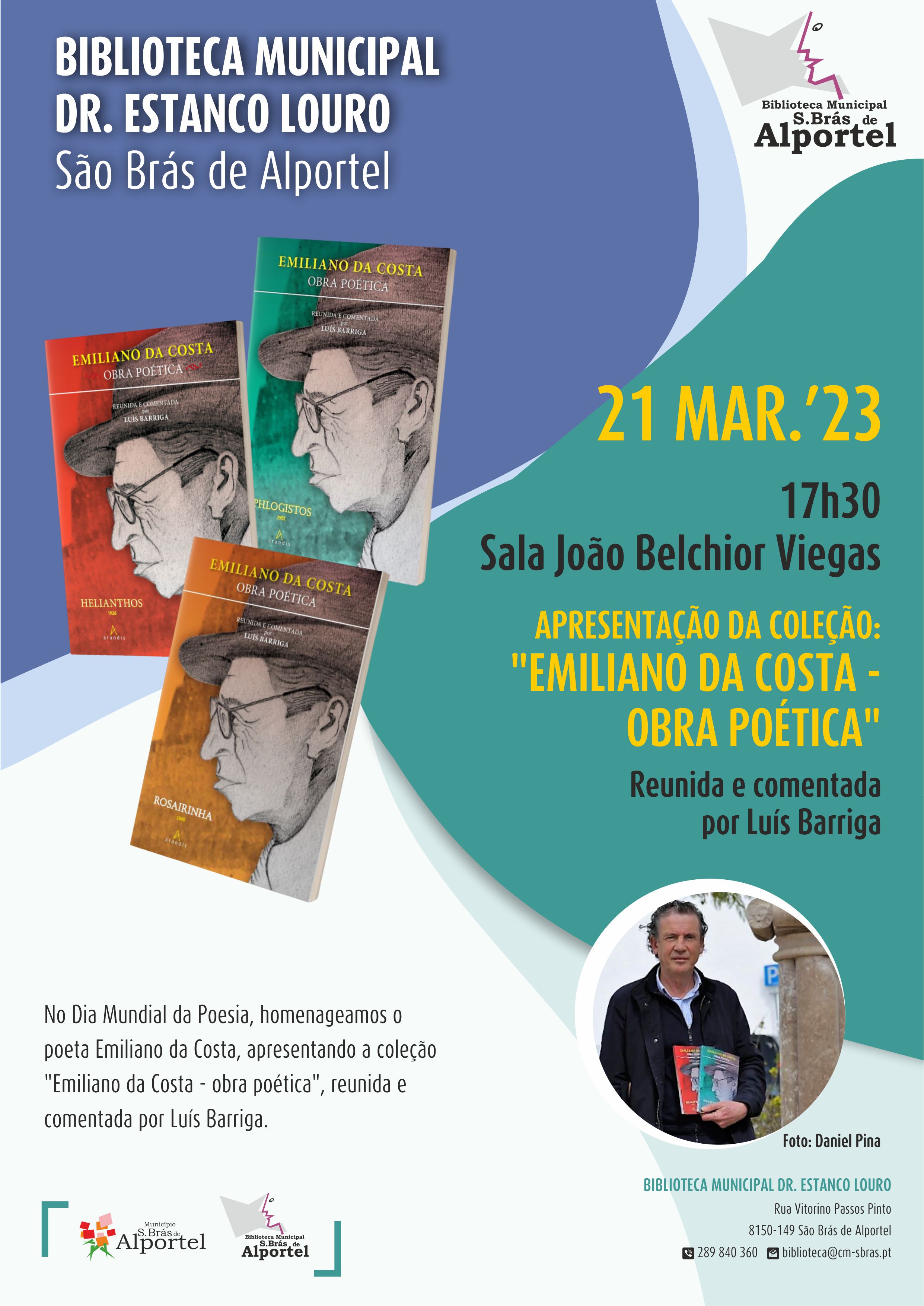 21 mar apresentacao colecao Emiliano da Costa cartaz