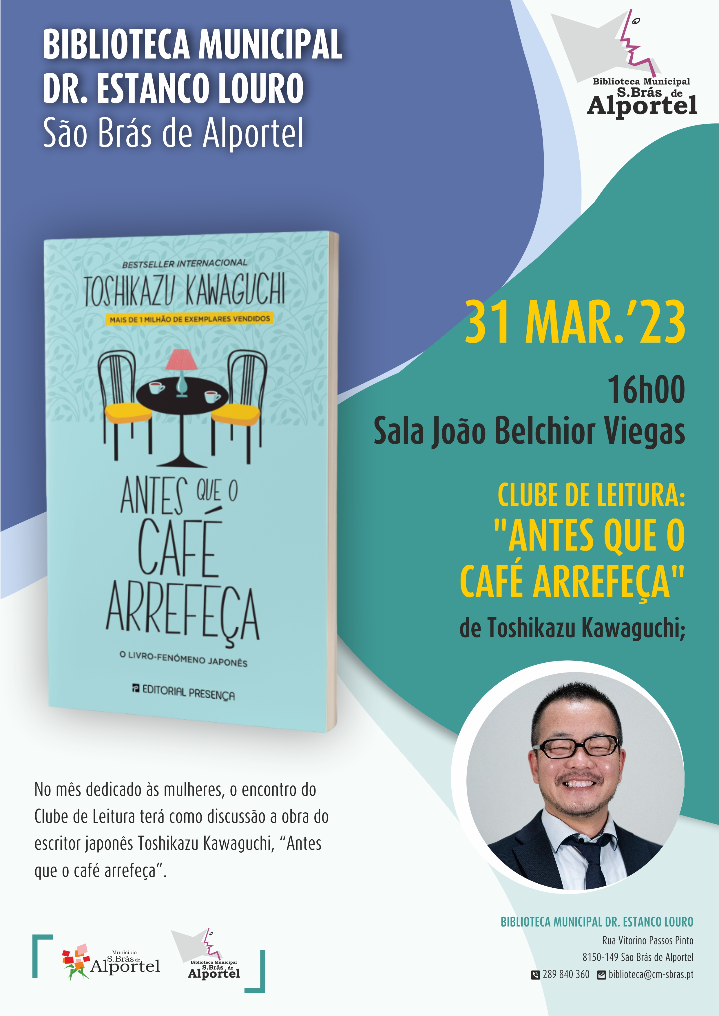 31 mar clube de leitura cartaz