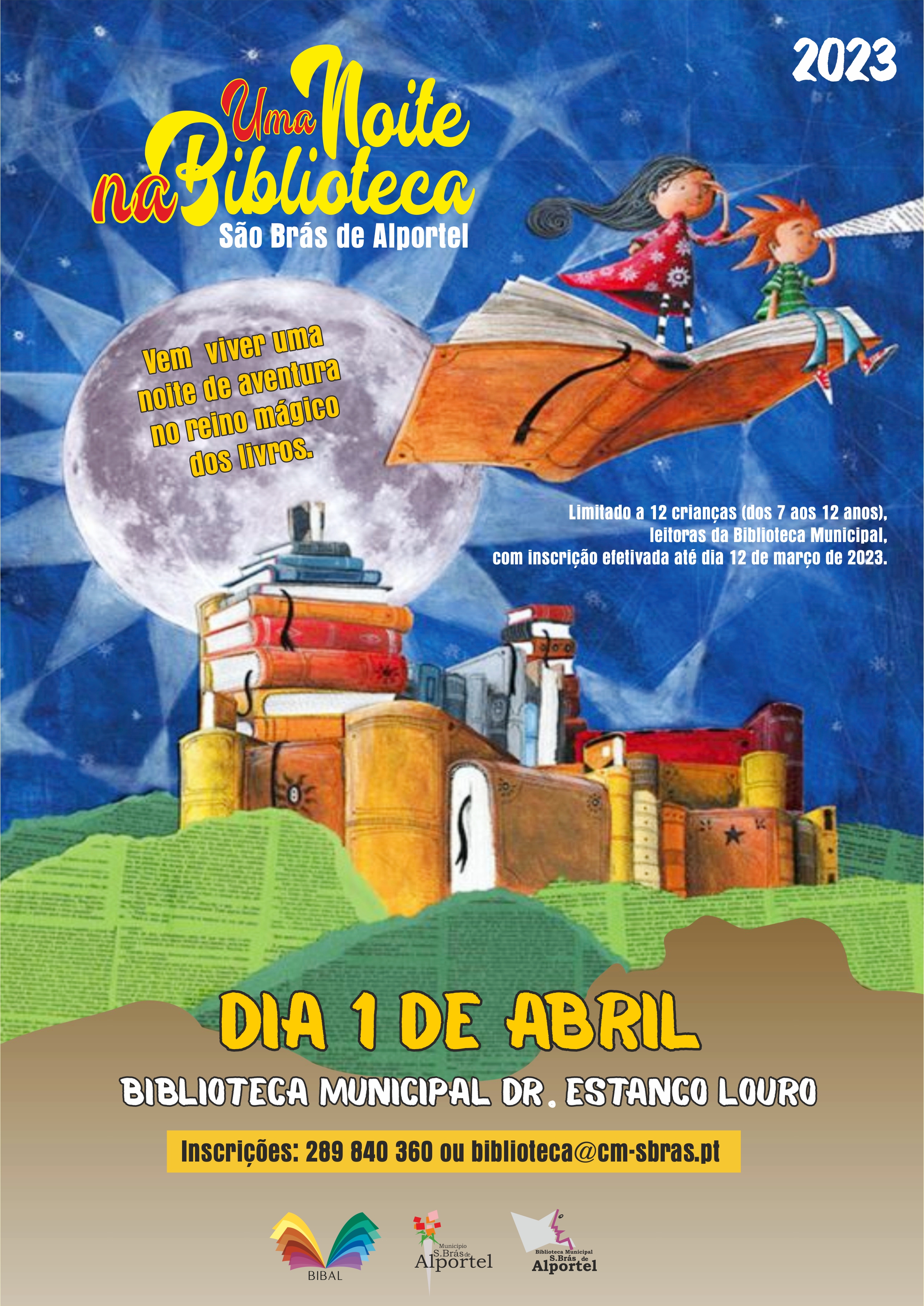 uma noite na biblioteca 2023