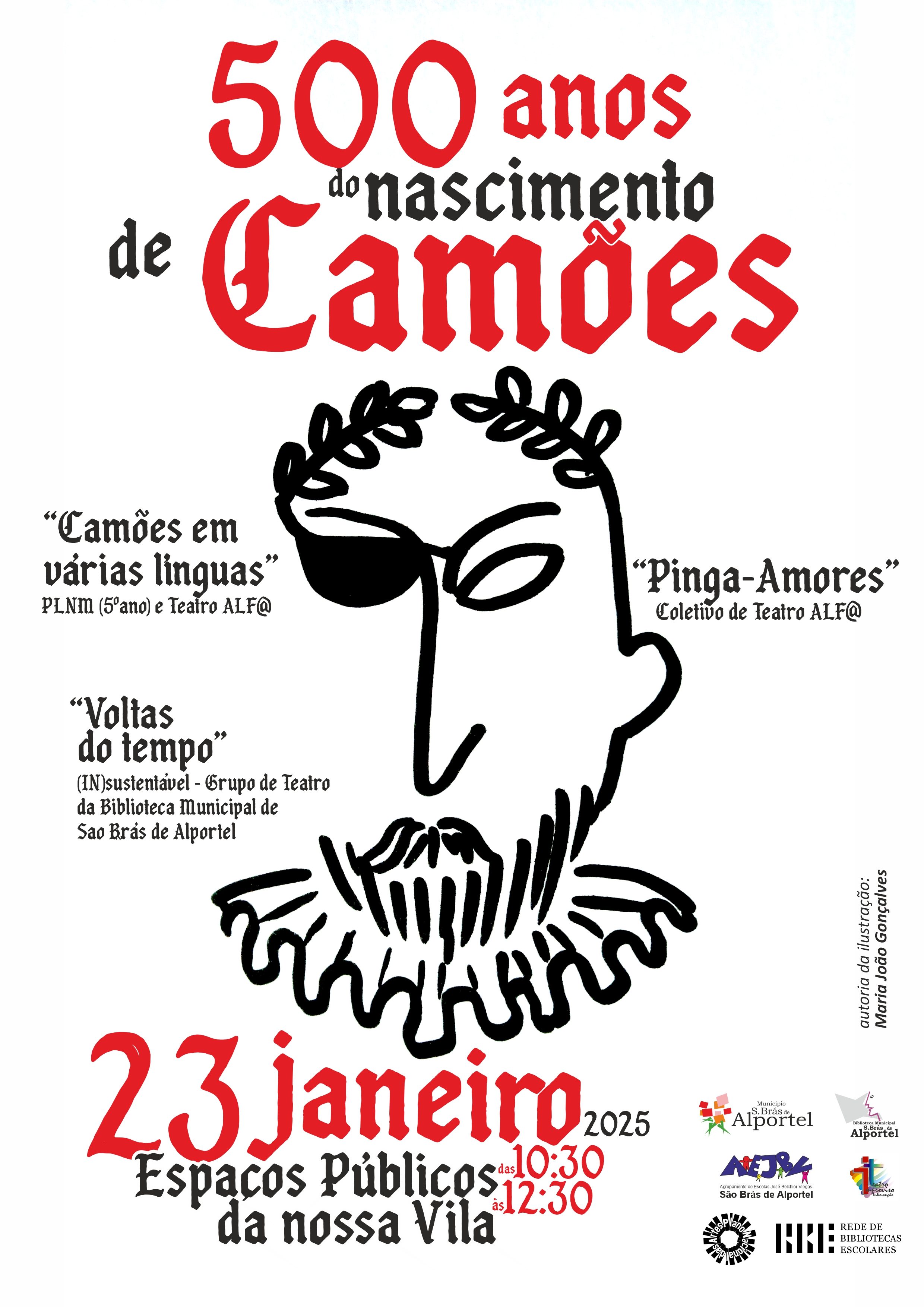 CARTAZ 500 anos camoes