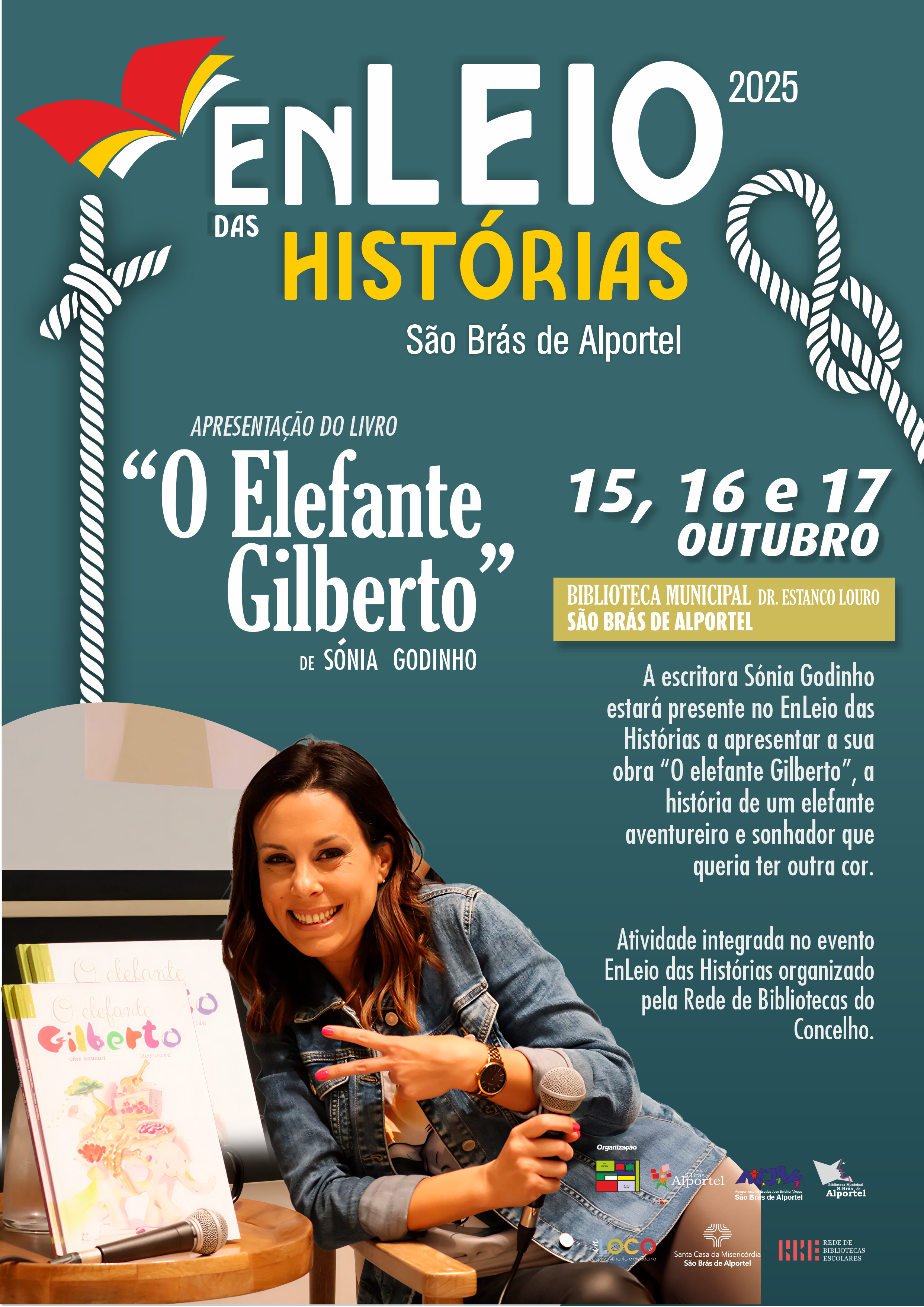 15out Cartaz Lancamento livro elefante gilberto
